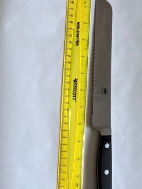 Vintage Kitchen Things Solingen Serrated Bread Knife 8" Blade